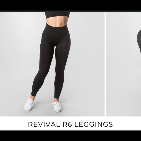 Charcoal Revival Alphalete Leggings - Picture 3 of 5